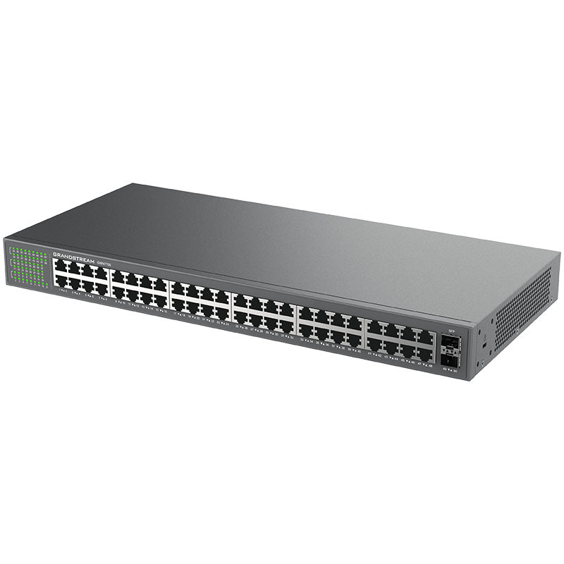 Grandstream Networks GWN7706 - Grandstream GWN7706 48 Port Gigabit Unmanaged Network Switch with 2 SFP