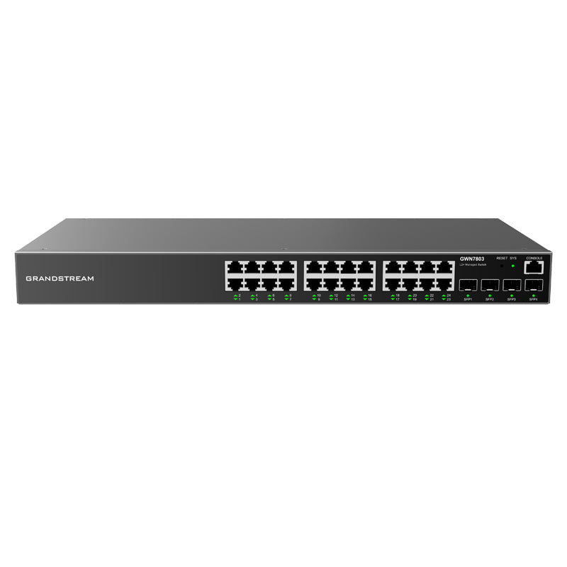 Grandstream Networks GWN7803 - Grandstream GWN7803 24 Port Gigabit Managed Ethernet Switch