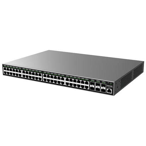 GWN7806PL-PRO - Grandstream Networks GWN7806PL-PRO - Grandstream GWN7806PL Pro Enterprise Layer 2+ Managed PoE Network Switch, 48 x GigE, 6 x SFP+, 400 Watt PoE+