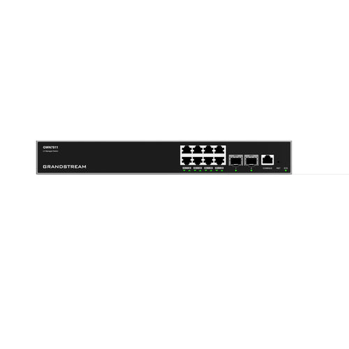 GWN7811 - Grandstream Networks GWN7811 - Grandstream GWN7811 Enterprise Layer 3 Managed Network Switch with 8 x GigE and 2 x SFP+