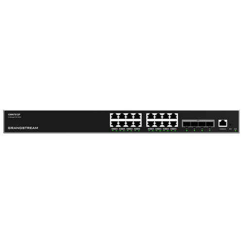 GWN7812P - Grandstream Networks GWN7812P - Grandstream GWN7812P Enterprise Layer 3 Managed PoE Network Switch with 16 x GigE and 4 x SFP+