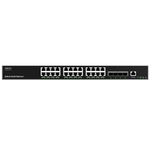GWN7813 - Grandstream Networks GWN7813 - Grandstream GWN7813 Enterprise Layer 3 Managed network Switch with 24 x GigE and 4 x SFP+