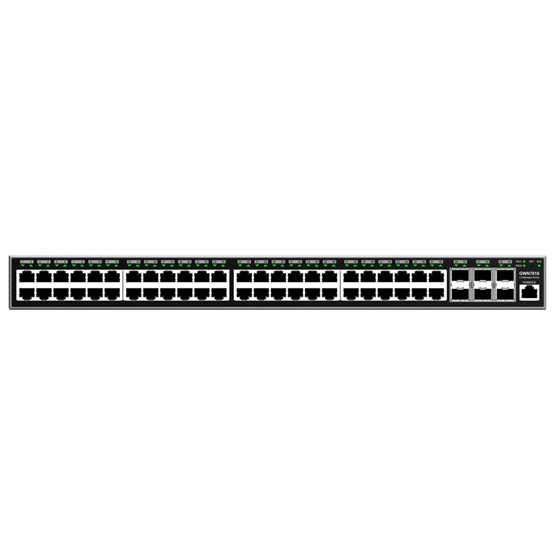 Grandstream Networks GWN7816 - Grandstream GWN7816 Enterprise Layer 3 Managed network Switch with 48 x GigE and 6 x SFP+