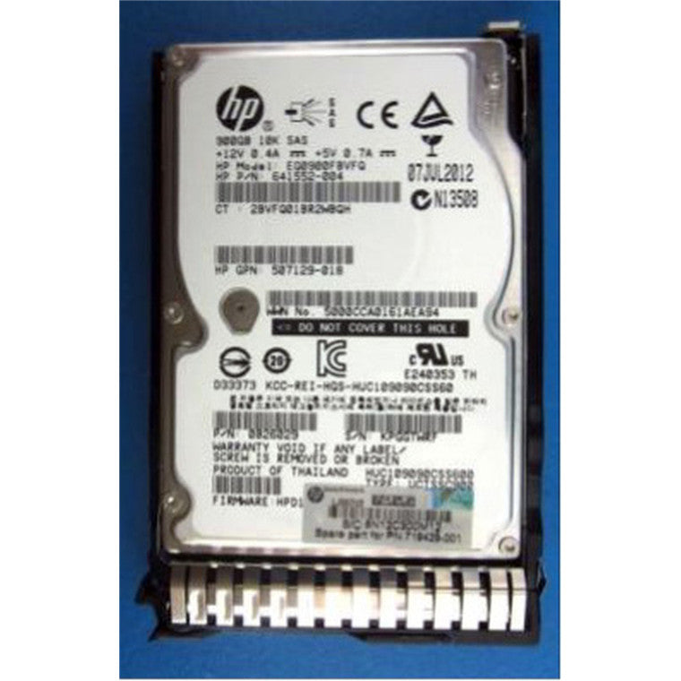 719429-001 - HP 900Gb SAS 6G 10K SFF SC HDD