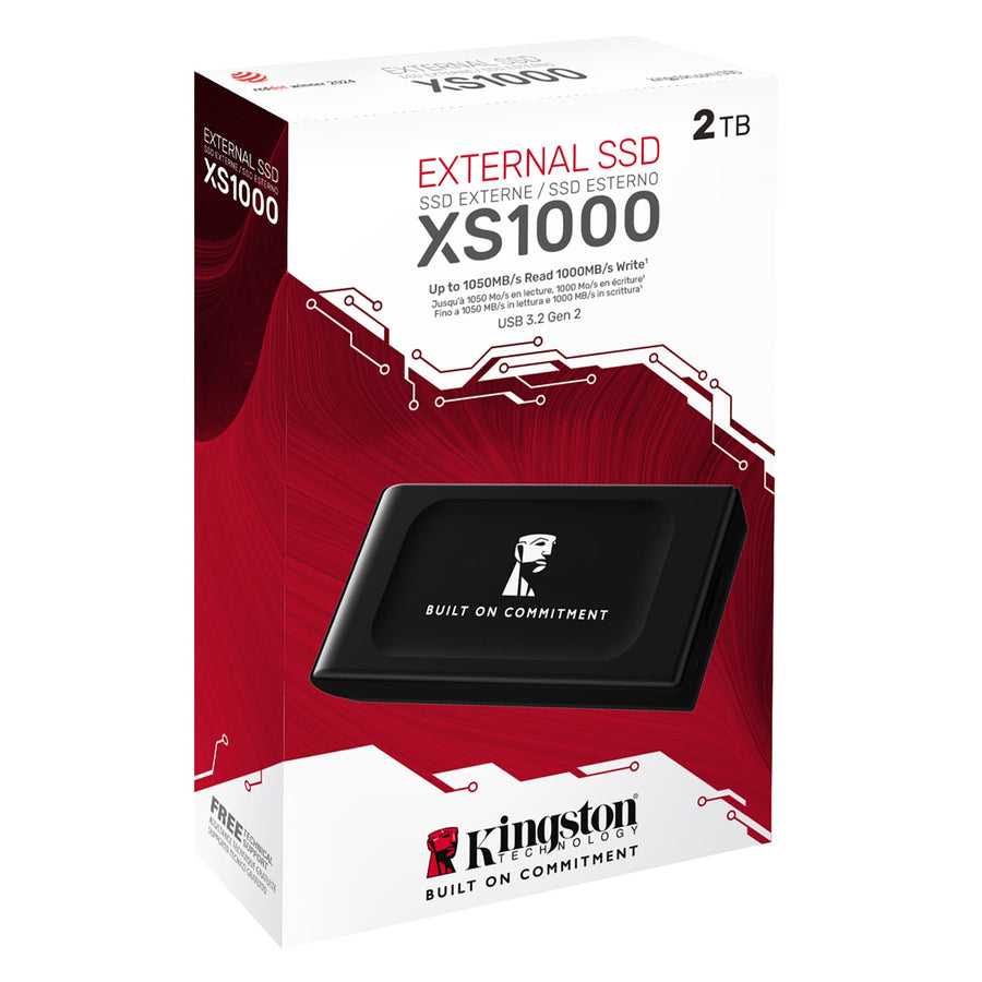 Kingston  SXS1000 2TB USB-C Portable SSD - Black