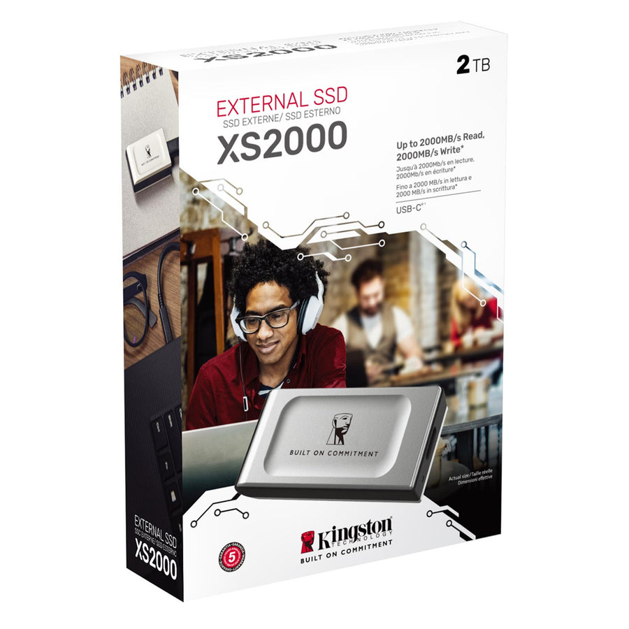 Kingston  SXS2000 2TB USB-C Portable SSD