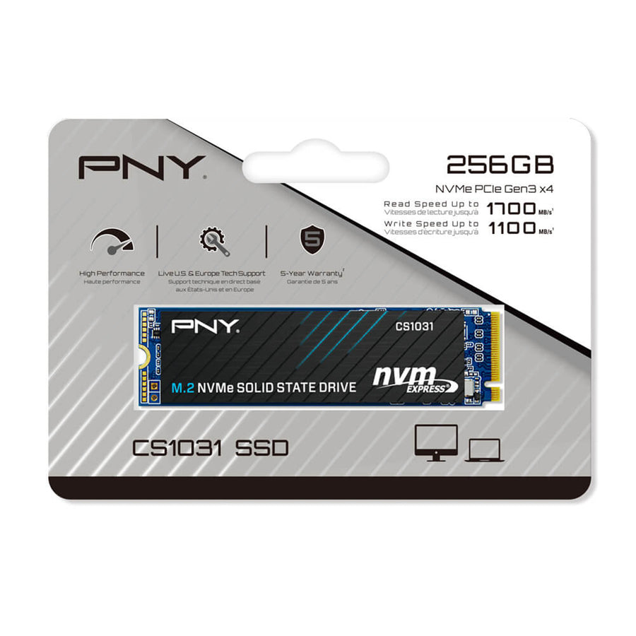 PNY  CS1031 256GB M.2 Internal SSD