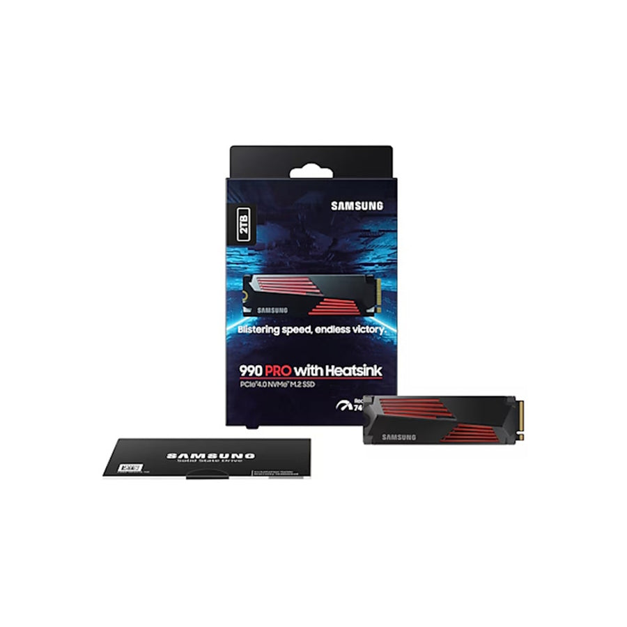 Samsung 990 Pro With Heatsink  2TB M.2 NVMe Internal SSD