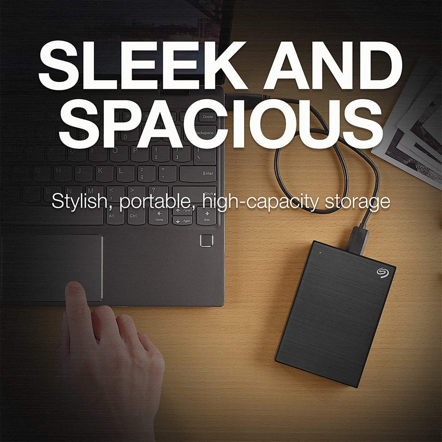 Seagate One Touch  1TB Portable External HDD - Black