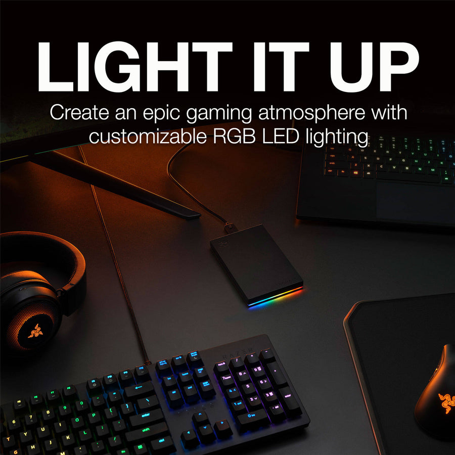 Seagate FireCuda  5TB Game Drive - RGB Lighting
