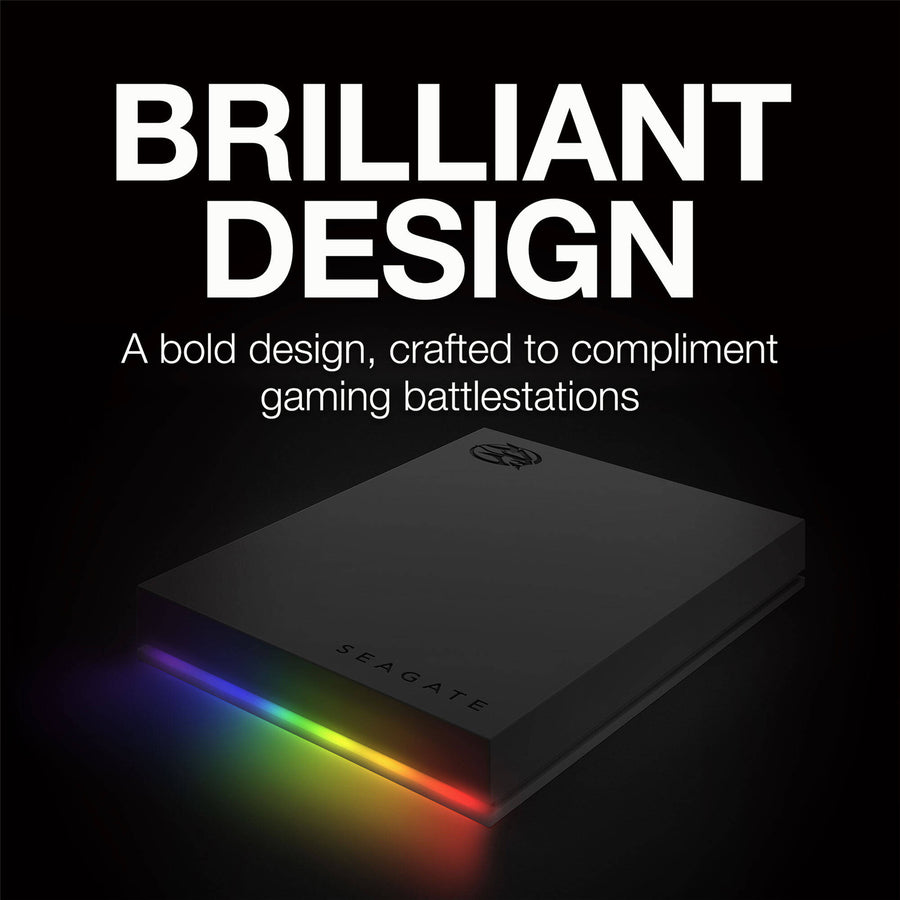 Seagate FireCuda  5TB Game Drive - RGB Lighting