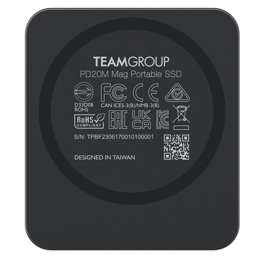 TeamGroup MagPortable PD20M  2TB - 20Gbps - USB-C, 3YR Warranty