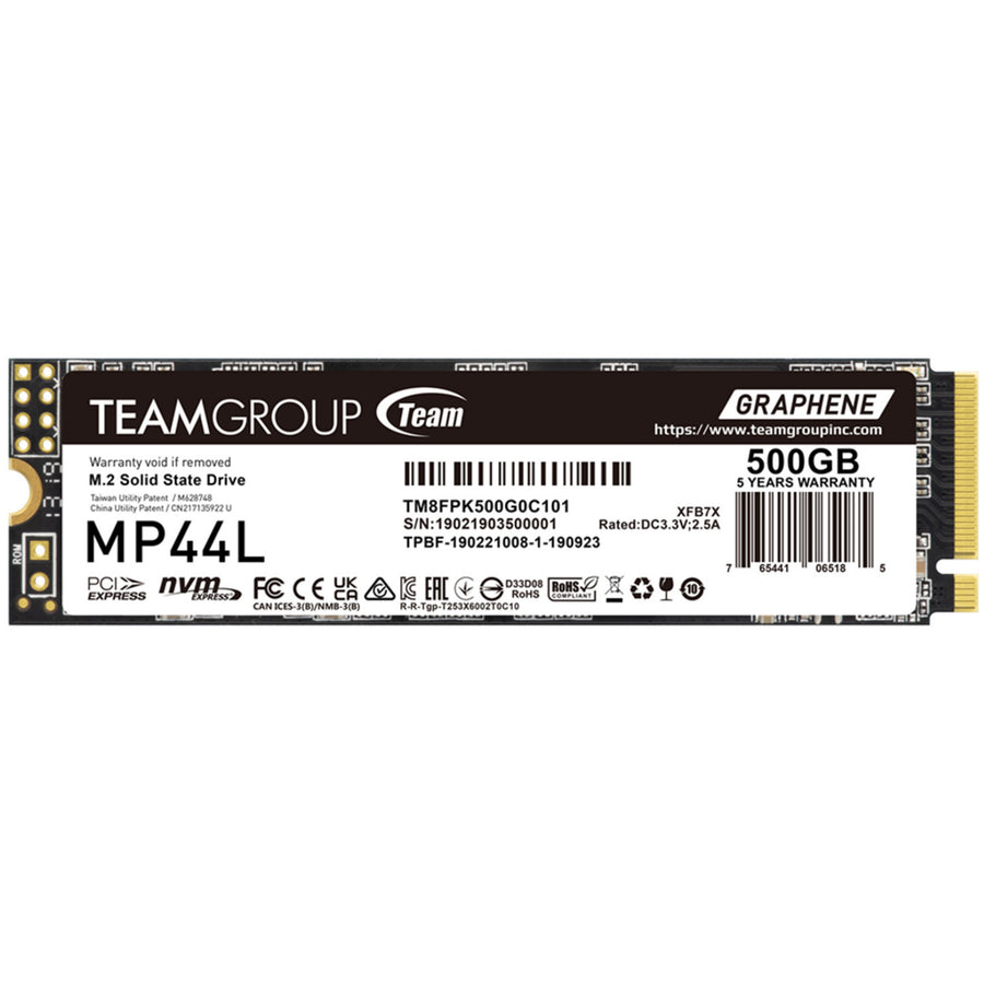 TeamGroup MP44L  500GB M.2 Gen4X4 SSD