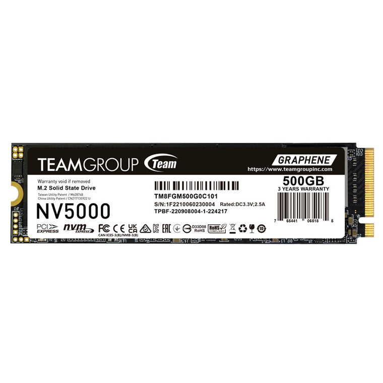 TeamGroup NV5000  500GB M.2 Gen4X4 Internal SSD