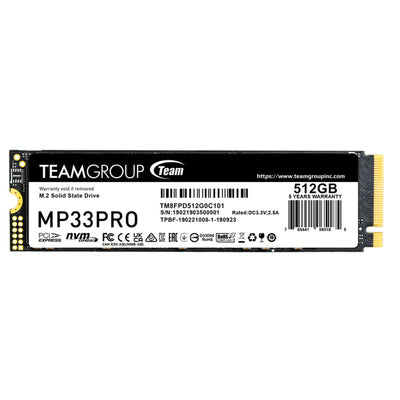 TeamGroup MP33 Pro  512GB M.2 Internal SSD 2280