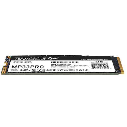 TeamGroup  MP33 Pro 1TB NVMe M.2 Internal SSD