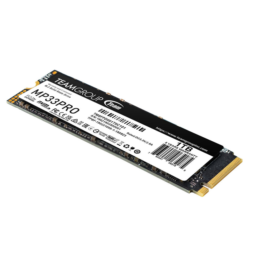 TeamGroup  MP33 Pro 1TB NVMe M.2 Internal SSD