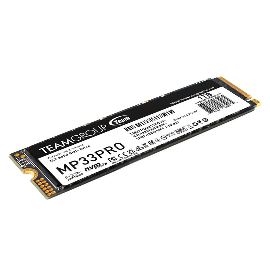 TeamGroup  MP33 Pro 1TB NVMe M.2 Internal SSD