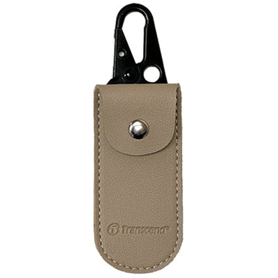 Transcend Leather Pouch for ESD310 Portable SSD Range - Light Khaki