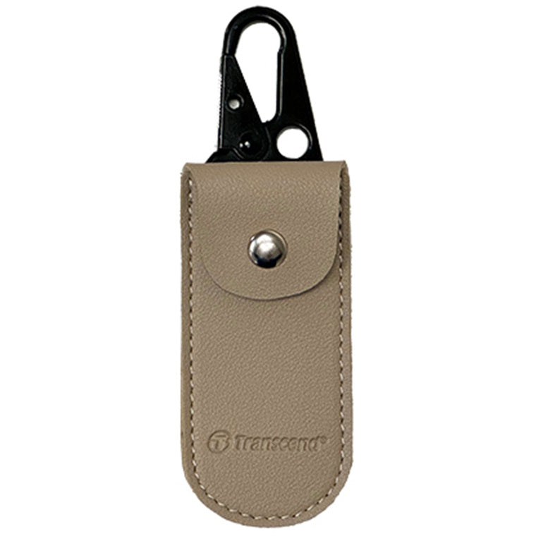 Transcend Leather Pouch for ESD310 Portable SSD Range - Light Khaki