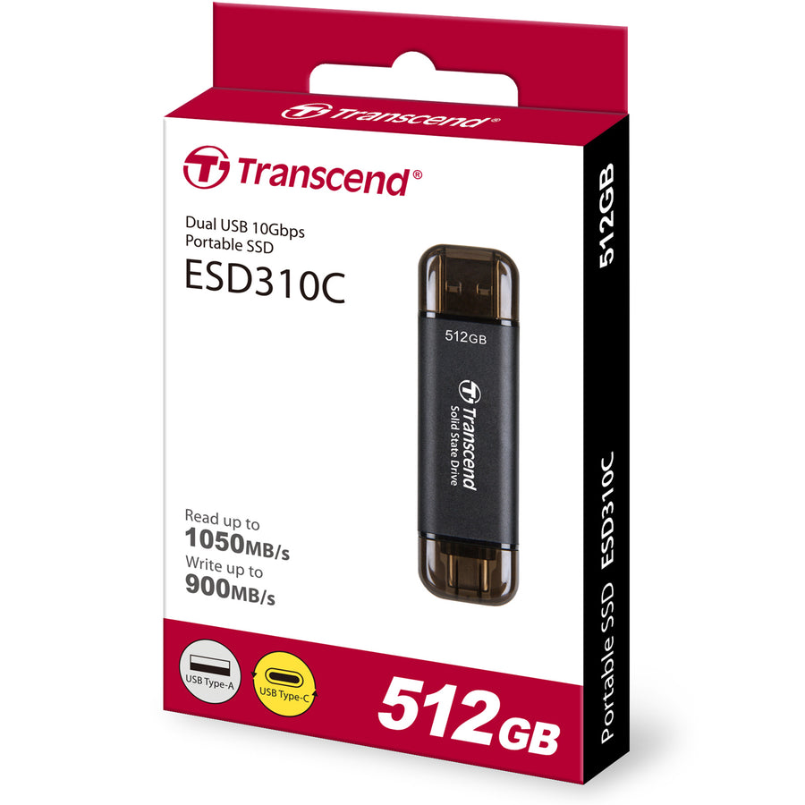 Transcend  ESD310C 512GB Portable External SSD