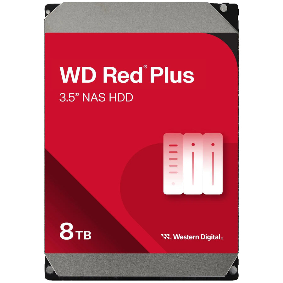 Western Digital WD Red Plus 8TB SATA 3.5" Intellipower 256MB 5640RPM NAS HDD 3Yr Wty WD80EFPX