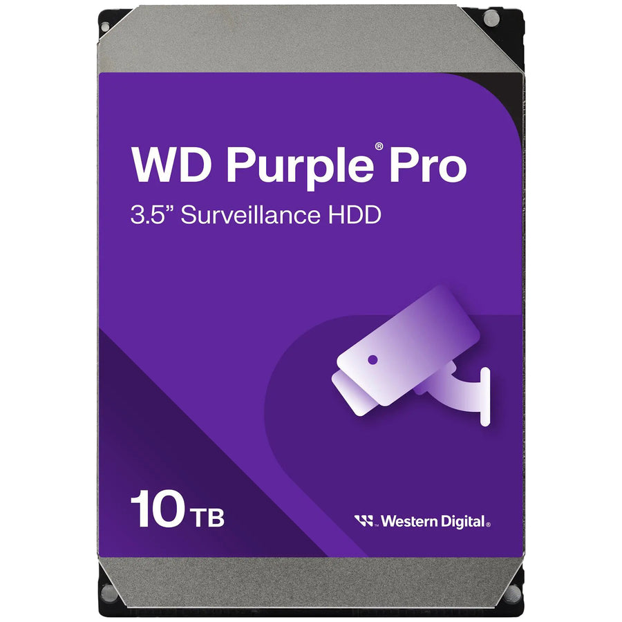 Western Digital WD Purple Pro 10TB SATA 3.5" 7200RPM 512MB Surveillance HDD 3Yr Wty WD102PURP