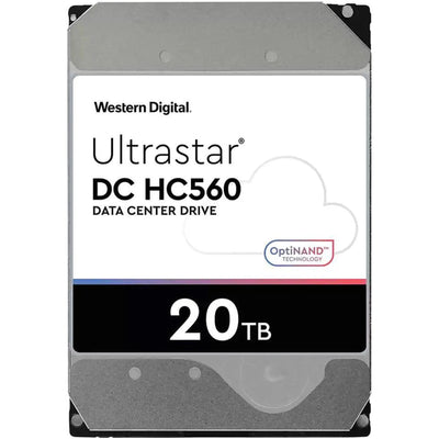 Western Digital WUH722020BLE6L4 - WD Ultrastar DC HC560 SATA 3.5" 7200RPM 512MB 20TB NAS HDD
