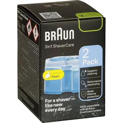 Braun  CCR2  Clean & Charge Refills - 2 Pack