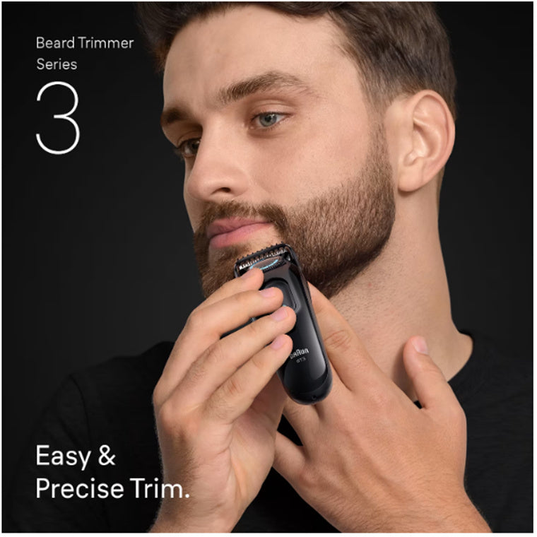 Braun Series 3 BT3500 - Cordless & Rechargeable Hair Clipper - Beard Trimmer with 50-min cordless runtime