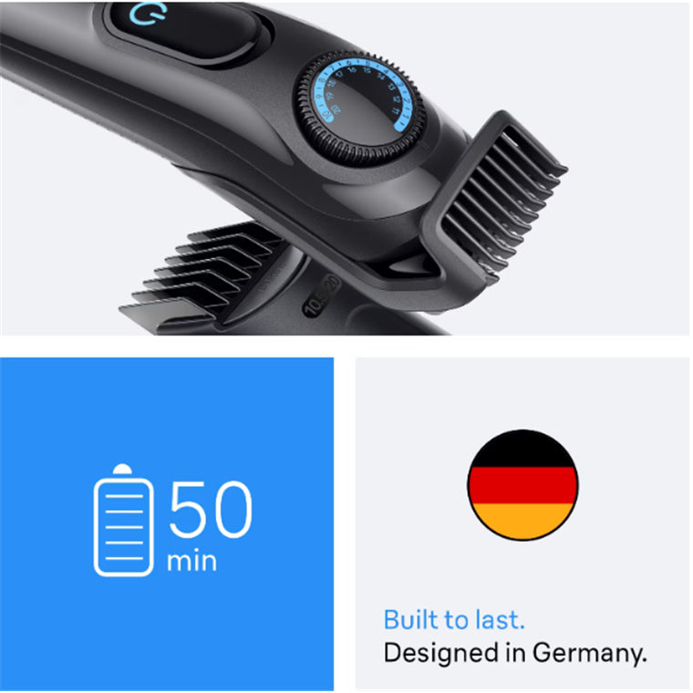 Braun Series 3 BT3500 - Cordless & Rechargeable Hair Clipper - Beard Trimmer with 50-min cordless runtime