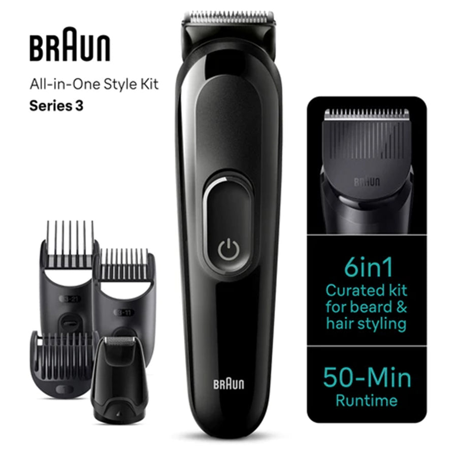 Braun Trimmer 3 MGK3420 6-in-1 Beard & Hair Trimmer