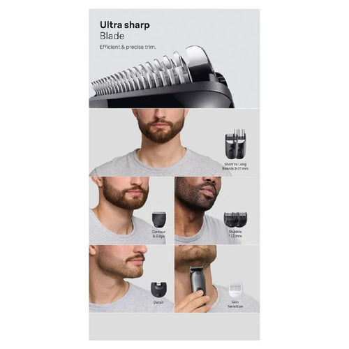 Braun Trimmer 3 8-in-1 Beard & Hair Trimmer with 80min Runtime