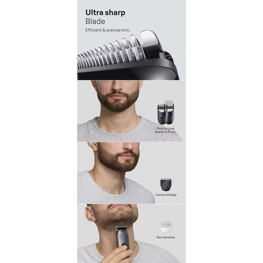 Braun Series 3 AIO3500 4 in 1 Grooming Kit 50-min cordless runtime