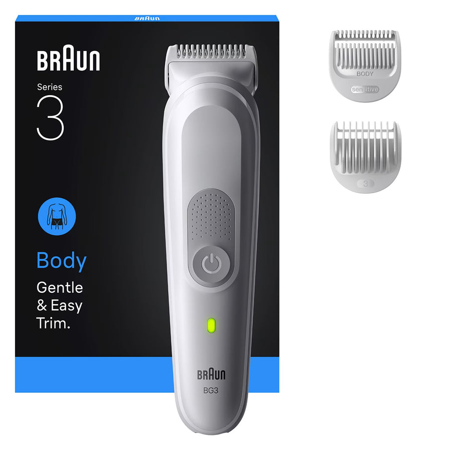 Braun Series 3 BG3530  Body Groomer Gentle & easy trim,Gentle even on sensitive areas,