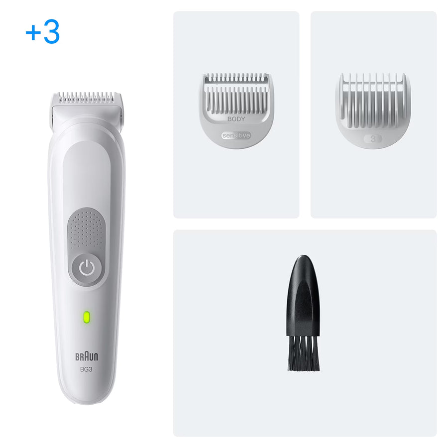 Braun Series 3 BG3530  Body Groomer Gentle & easy trim,Gentle even on sensitive areas,