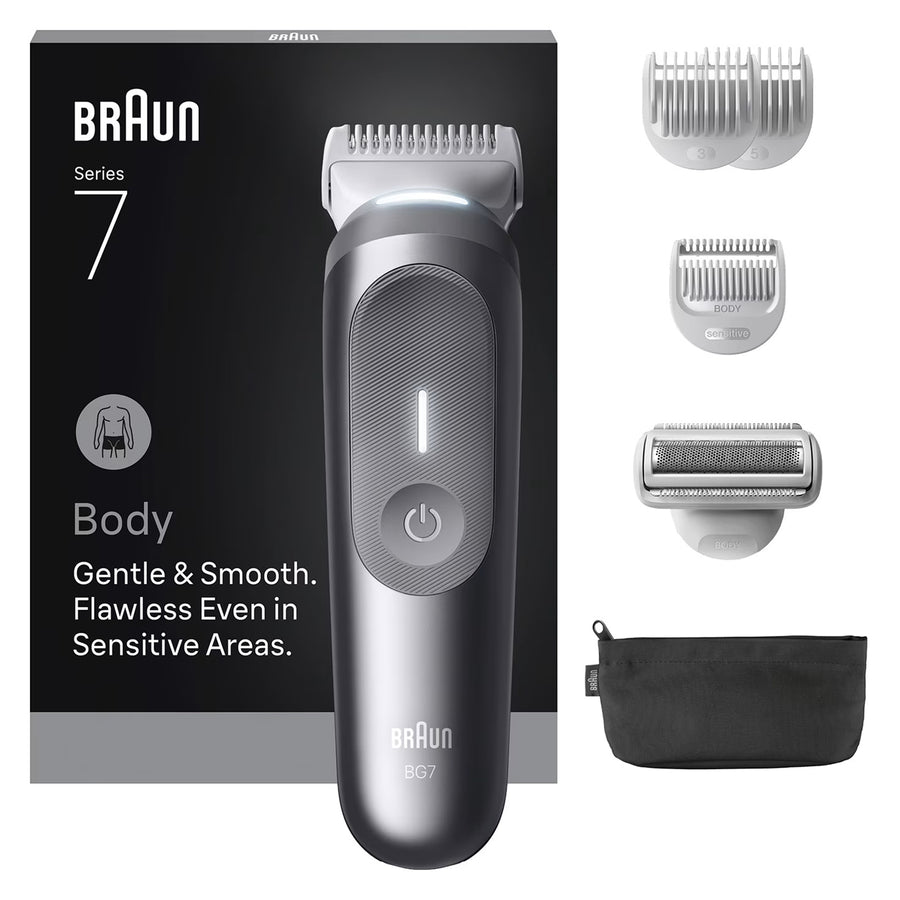 Braun Series 7 BG7550  Body Groomer Ultimate gentleness, Smooth shave and skin comfort