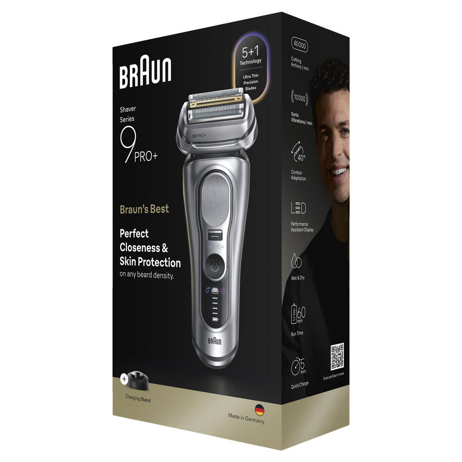 Braun Series 9 Pro+ 9617S Wet & Dry Shaver with Travel Case