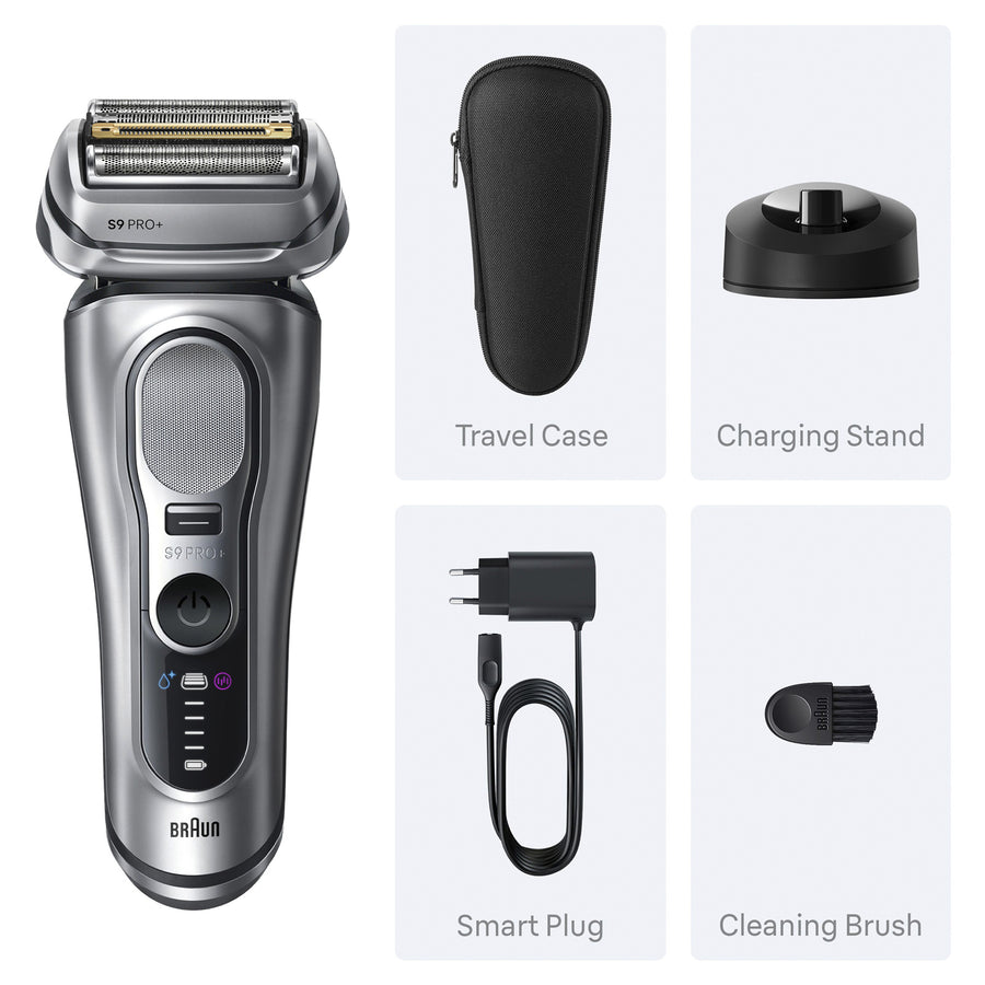 Braun Series 9 Pro+ 9617S Wet & Dry Shaver with Travel Case