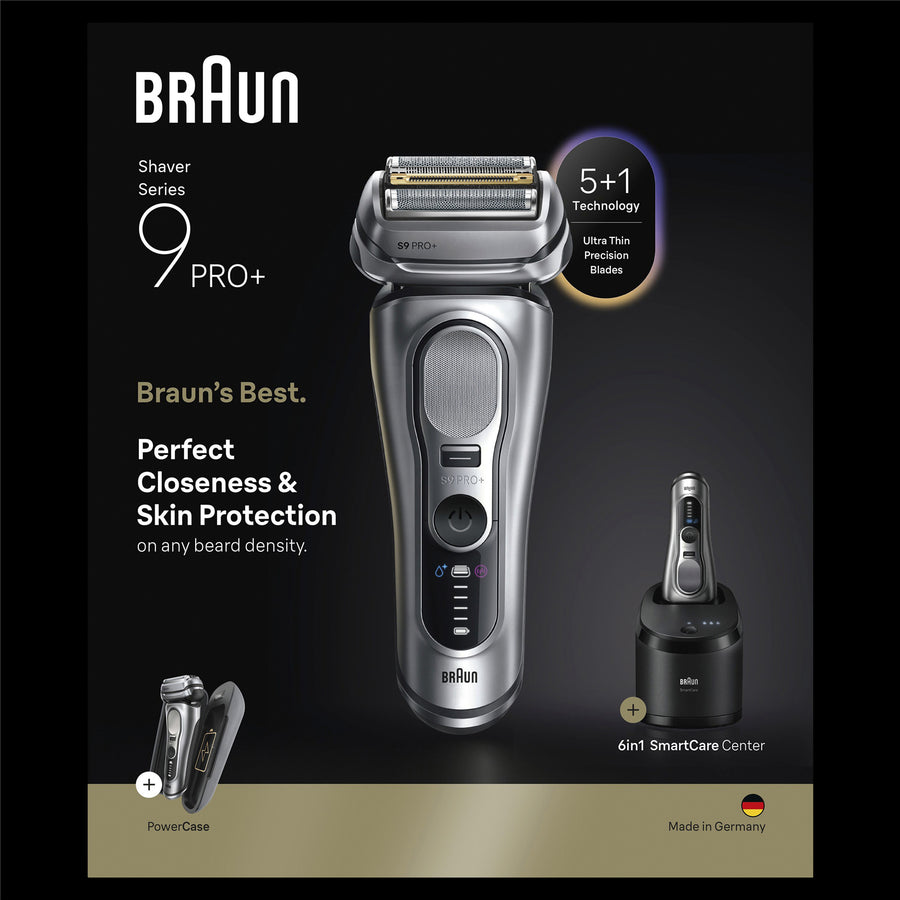 Braun Series 9 Pro+ 9677CC  Wet & Dry Shaver with Power Case