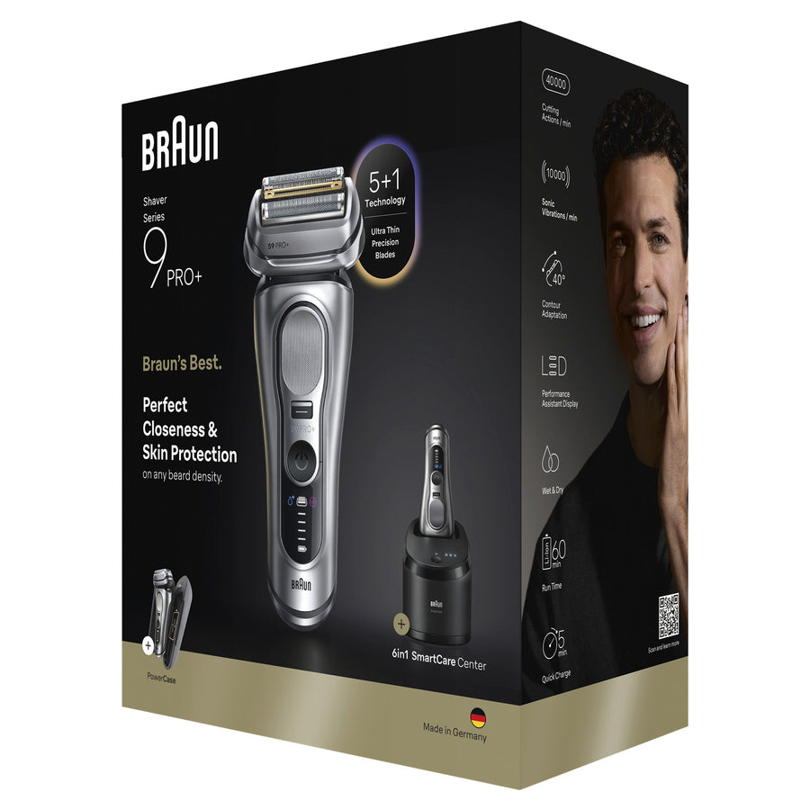 Braun Series 9 Pro+ 9677CC  Wet & Dry Shaver with Power Case