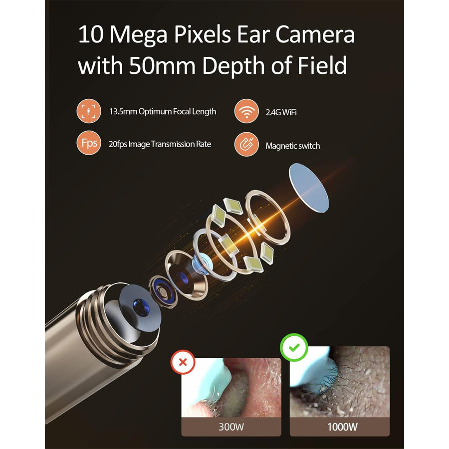 Bebird  M9S  Smart Ear Wax Removal with Camera - Blue