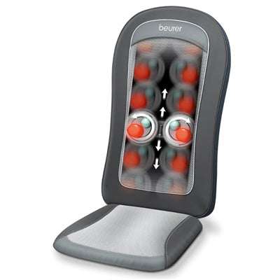 Beurer Shiatsu MG206 Comes with 4 heads, which can target Massage Seat cover