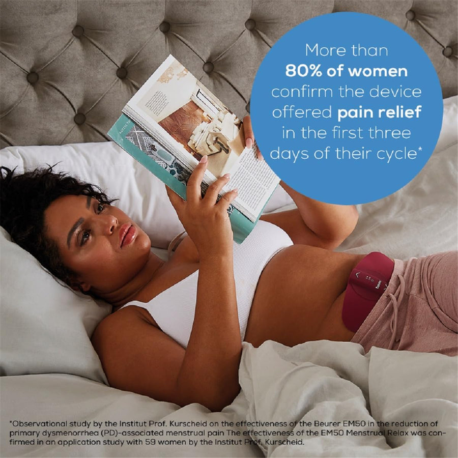 Beurer  EM50  Menstrual Relax TENS & Heat for Natural Menstrual Pain Relief