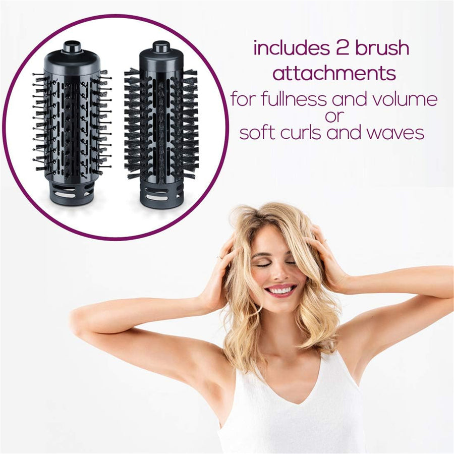 Beurer Beauty HT80  Rotating Hot Air Styling Brush for Volume & Sleek Waves
