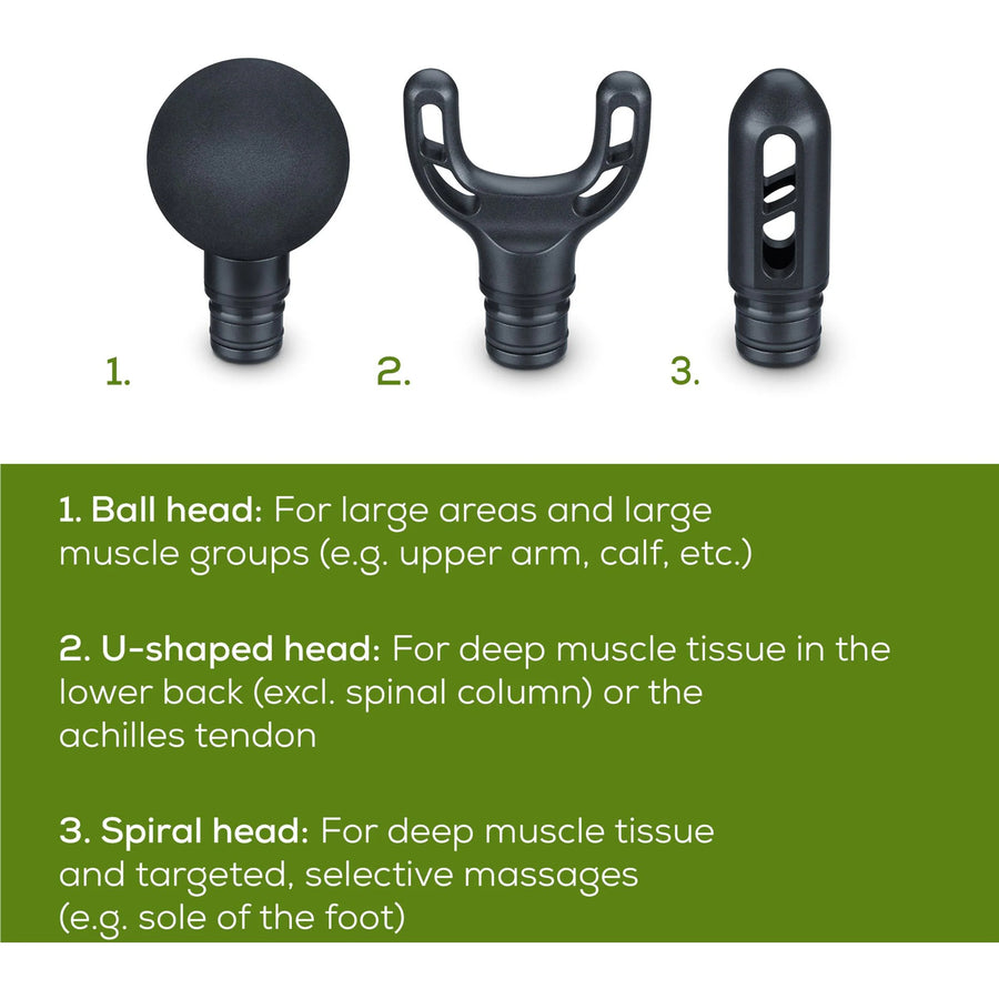Beurer Fitness MG89RC 0.6kg Lightweight Massage Gun Therapy Device - Brushed Bronze