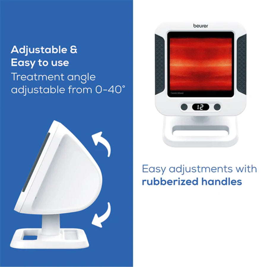 Beurer IL60 Infrared Heat Therapy Lamp Red light therapy for natural, non-invasive pain relief