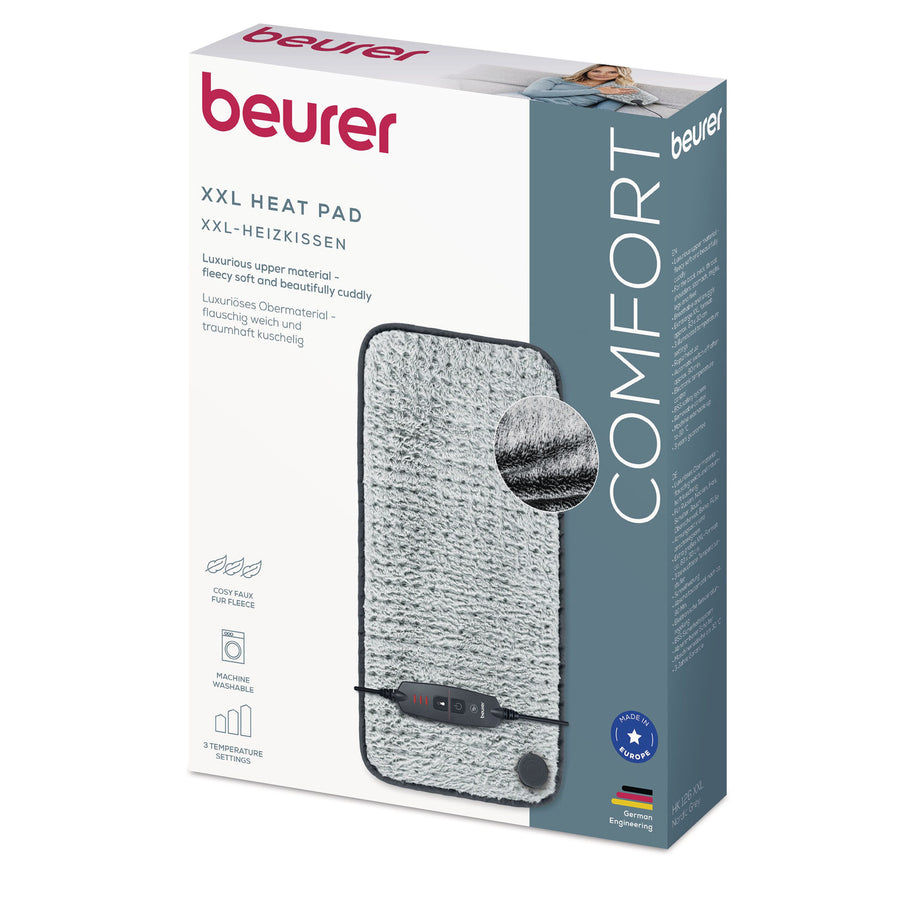 Beurer  HK126 - Extra soft and snuggly with 3 Cosy Heat Pad