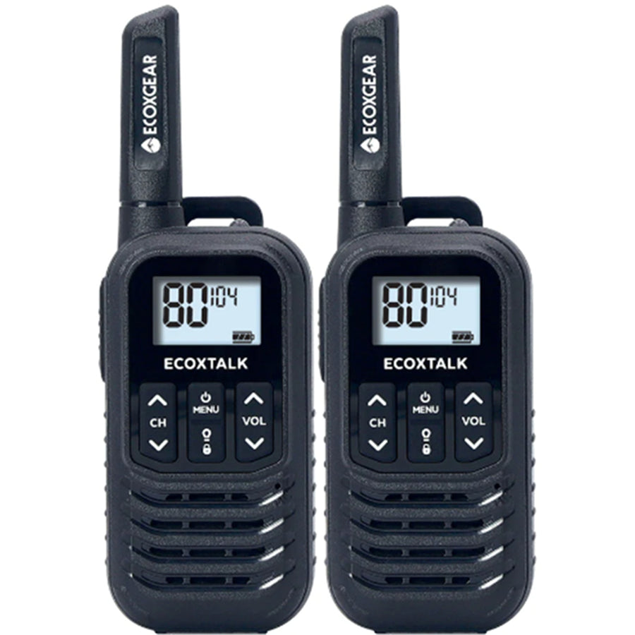 Ecoxgear EcoX UHF 0.5W 2 Pk Black