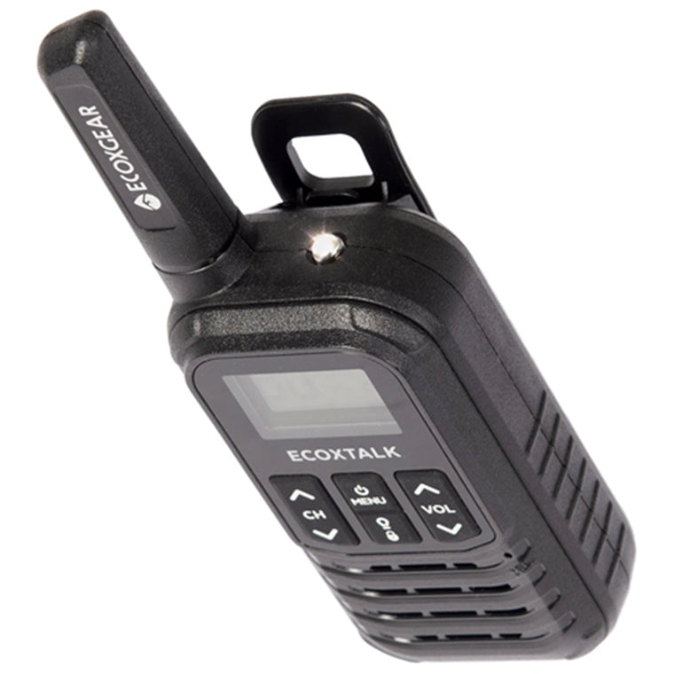 ECOXGEAR ECOXTALK EXG50 (Twin Pack) UHF 0.5Watt CB Handheld 2-Way Radio walkie talkie (Camouflage Colour) 3km+ Range, 20 hours Operating Time, 80 channels AU/NZ